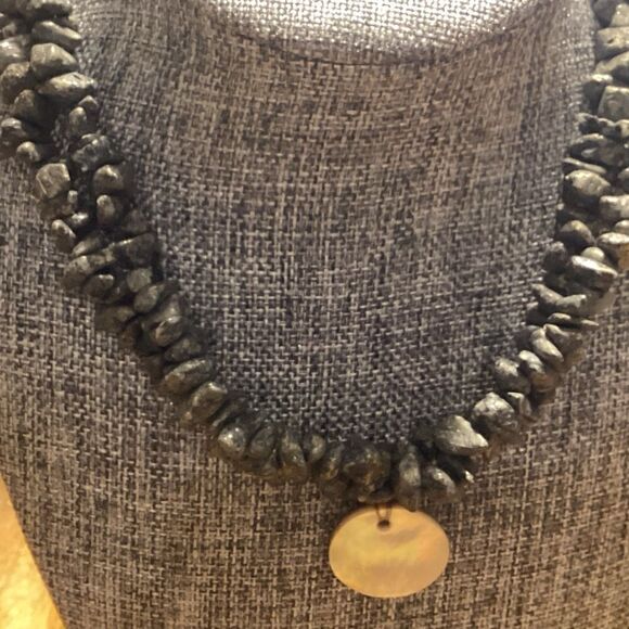 Set of Two Necklace in Greytones and Silvertone - Picture 9 of 9